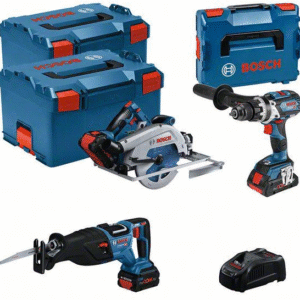 Bosch Bleu Pack combo 3 pièces | GSB 18V-110 C + GKS 18V-68 GC + GSA 18V-28 en L-Boxx - 0615990N38