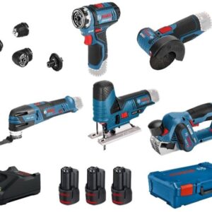 Bosch Bleu – Kit 5 outils GSR 12V-15 FC + 4 accessoires