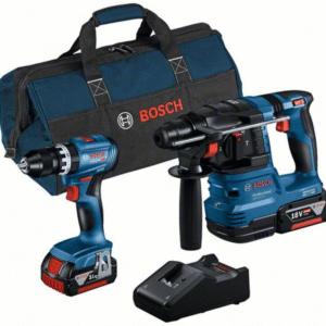 Bosch Blauw | Pack combo | GSB 18V-45 + GBH 18V-22 | 18 V | 2 × 4,0 Ah + chargeur