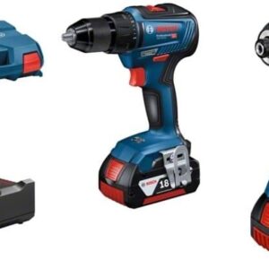 Bosch Bleu – Combopack | Perceuse-visseuse sans fil GSR 18V-55 + Visseuse à chocs sans fil GDR 18V-200 | 18 V | 2 batteries 4,0 Ah + chargeur