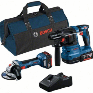 Bosch Bleu | Pack combiné | GWS 18V-7 + GBH 18V-22 | 18V | 2 x 4,0 Ah + chargeur