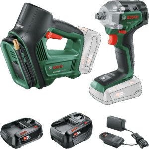 Bosch Vert – Kit combiné sans fil UniversalImpactDrive 18V-350 + UniversalPump 18V