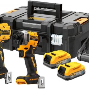 DeWalt DCK2050E2T-QW - Pack combiné 18V XR GR3 Brushless | DCD805 et DCF850 | 2x POWERSTACK