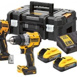 DeWalt DCK2051H2T-QW | Kit Twin compact XR Brushless 18V DCD800 + DCF850 | 2x batterie 5,0Ah