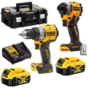 DeWALT DCK2051P2T - Kit Twin 18V XR Brushless DCD800 + DCF850 - 2x 5Ah