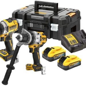 DeWALT DCK2200H2T - Kit Twin XR Premium 18V : DCD1007 + DCF860 - 2 x 5Ah Powerstack dans TSTAK