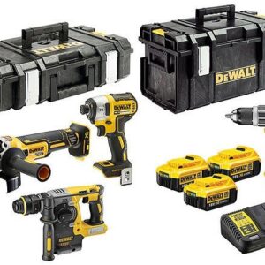 DeWalt DCK422P3 set sur batterie | DCD796 + DCF887 + DCG405 et DCH273 en coffret Toughsystem | 18V 5.0Ah Li-ion