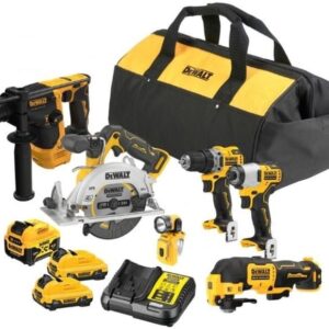 DeWalt DCK611P1D2-QW | Pack avantage 12V XR Brushless 6 pièces (DCD701+DCF801+DCS512+DCH072+DCS353+DCL510)