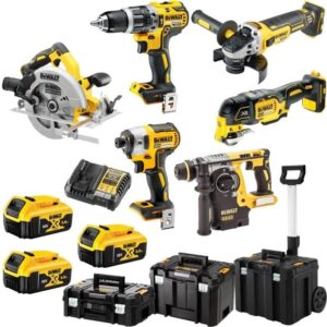 DeWalt DCK685P3T | Pack combiné | DCD796 + DCF887 + DCH273 + DCG405 + DCS570 + DCS356 | 18V | 5,0Ah Li-Ion