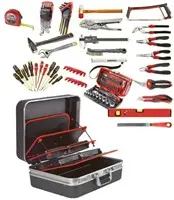 Facom Valise à outils garnie avec un ensemble d'outils de 91 pièces dans une valise de technicien