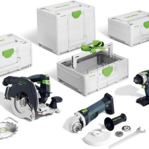 Festool HKC 55/TPC 18/AGC 18/TB 137 Pack combo sur batterie charpente