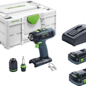 Festool T 18+3 Set de visseuse-perceuse sans fil
