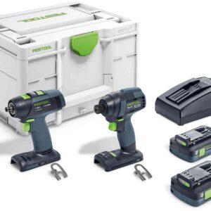 Festool TID 18 HPC 4,0-Set T18 Combiset | Visseuse à chocs sur batterie TID 18 + perceuse-visseuse sur batterie T18+3 | 18 V