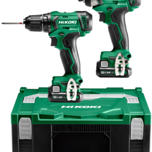 Hikoki KC12DAWAZ | Visseuse à chocs et perceuse-visseuse sans fil 12V | Comprend batteries et chargeur