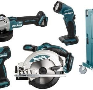 Makita DK371NX | Set combiné sur batterie Li-Ion 18 V 6 pièces (2 × 5,0 Ah) – en 2 × M-Box + trolley