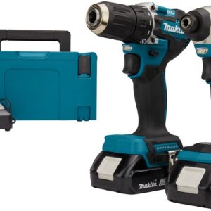 Makita DLX2423AJ | Pack combiné | Perceuse-visseuse sans fil DDF487 + Visseuse à chocs DTD157 | 18 V