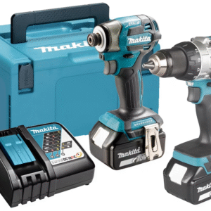 Makita DLX2527TJ Pack combo 18 V – Perceuse-visseuse DDF489 + Visseuse à chocs DTD173Z avec 2 batteries 5,0 Ah
