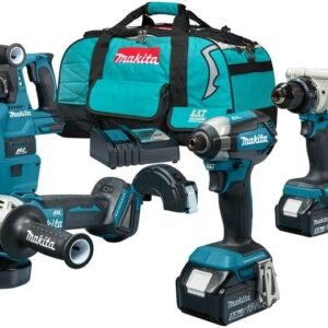 Makita DLX4155TX1 | Combiset | 4 machines | 18 V | 2 x 5,0 Ah
