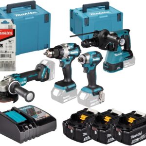 Makita DLX4196JX1 Kit combiné | Comprend batteries et chargeur