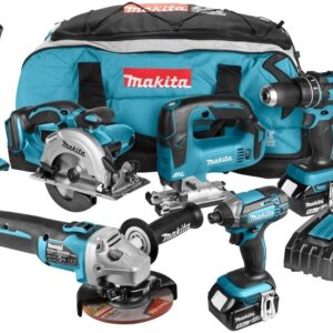 Makita DLX6058T Set combo 18 V Li-ion avec 3 batteries 5,0 Ah
