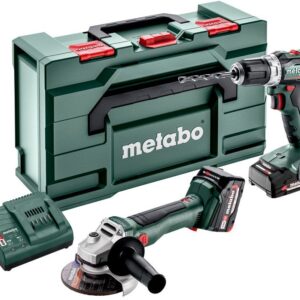 Metabo Set Combo sans fil 2.6.5 18V : BS 18 L BL + W 18 L BL 9 | 1 × 4,0 Ah, 1 × 2,0 Ah, Chargeur SC 30