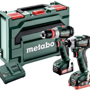 Metabo BS 12 BL Q + SSD 12 BL | Pack Combo sans fil 12V | Batteries 2,0 Ah et 4,0 Ah, Chargeur SC 30