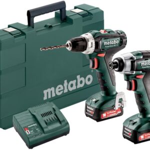 Metabo PowerMaxx BS 12 + PowerMaxx SSD 12 | 12 V | Set perceuse-visseuse & visseuse à chocs LiHD