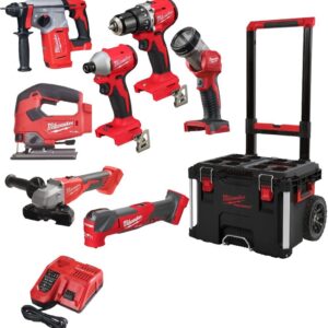 Milwaukee M18 FPP7E-503P | Fuel Powerpack 7 pièces | 18 V | Set combo sur batterie (3 x 5,0 Ah)