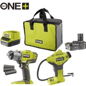 Ryobi R18IWPI-120S | Kit combiné 2 pièces sans fil ONE+ 18V (incl. 1 batterie 2,0 Ah)