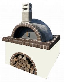Pizzaoven Sxistolithos Stone Sykis Brown Firebrick Small