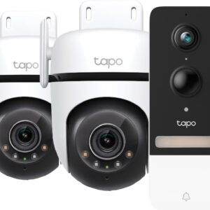 TP-Link Tapo C520WS 3-pack + Smart Battery Video Doorbell D230S1