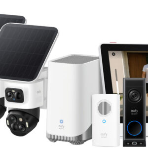 EufyCam S4 3-Pack + HomeBase 3 + Video Doorbell E340 + Smart Display E10