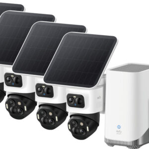 EufyCam S4 4-Pack + HomeBase 3 + Video Doorbell E340 + Chime