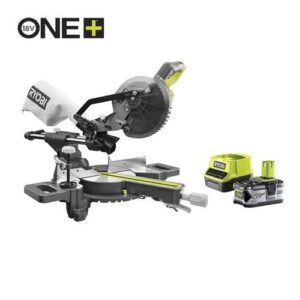 Ryobi 5133005503 RMS18190-140G Scie à onglets 18V 190mm + Batterie 4.0 Ah + Chargeur