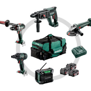 Metabo 685213000 Combo Set 5.2 18V 3 x 4.0Ah Li-Ion - 5 machines