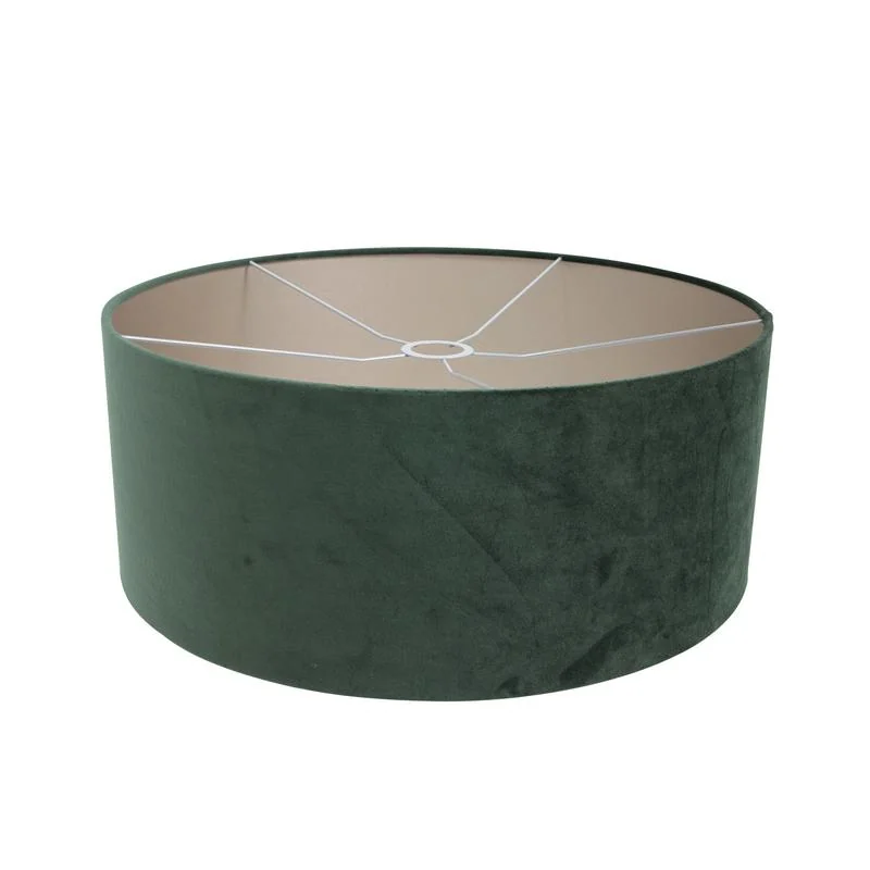 Ariana 1-lichts Vloerlamp Staal met Groen Velvet kap – Image 5