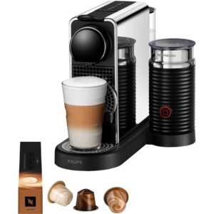 KRUPS XN630D Nespresso CitiZ & Milk Platinum – Machine Nespresso Argent