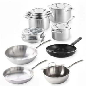 BK Twist Batterie de cuisine 9 pièces – avec protège-casseroles gratuit