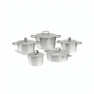 BergHOFF  Ensemble de casseroles Dina Meta 10 pièces - Acier inoxydable