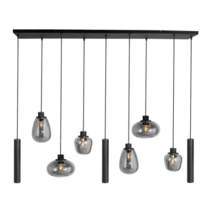 Curtis Suspension 6+3 lumières Smoke