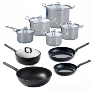 BK Q-linéaire Master Ensemble de 9 casseroles en acier inoxydable