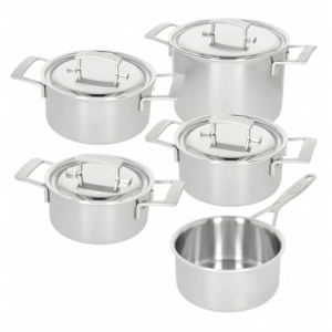 Demeyere Industry 5 – Ensemble de casseroles à bord plein 5 pièces