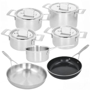 Demeyere Industry Le set de casseroles 5 à bord fermé 7 pièces