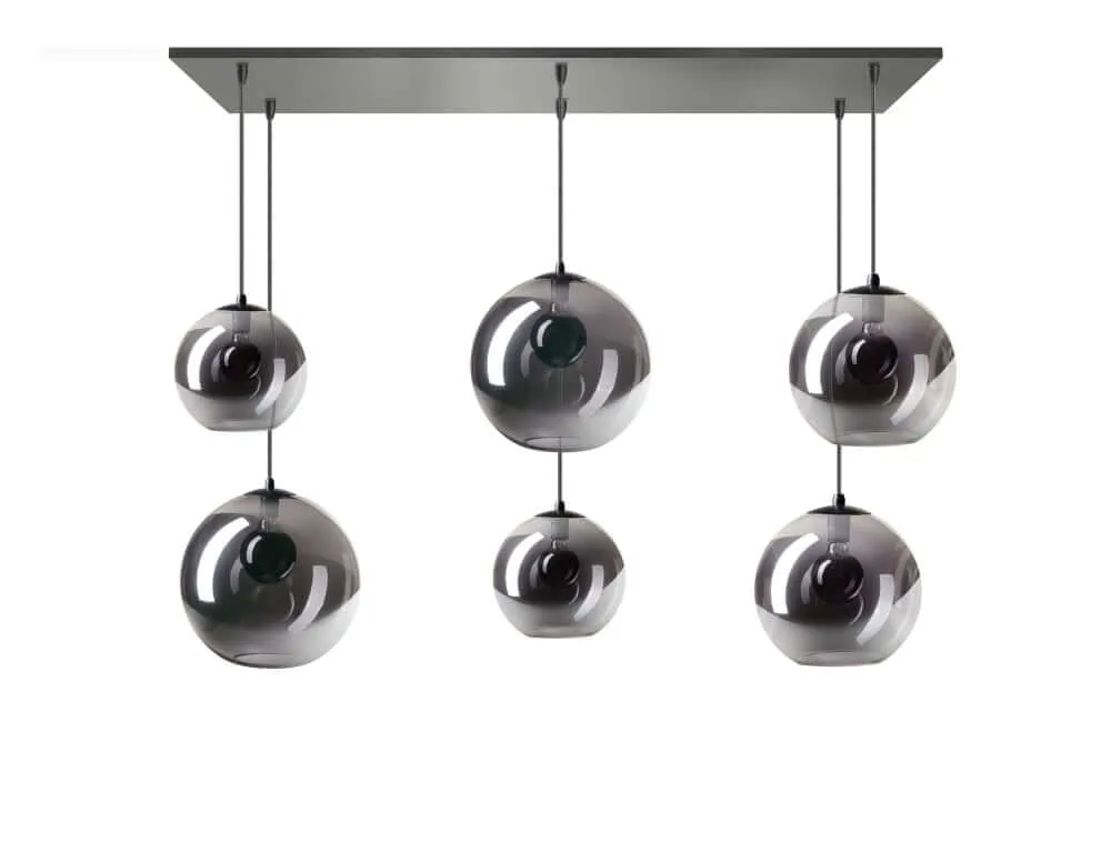 ETH Valora 6-lichts hanglamp