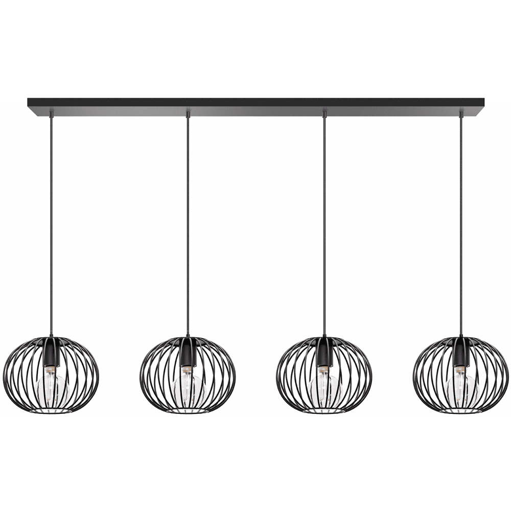 ETH Wire 2.0 4 lichts hanglamp
