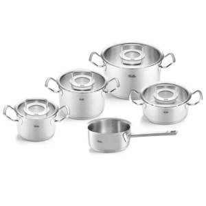 Fissler Original-Profi Collection Set de casseroles 5 pièces avec couvercles en verre