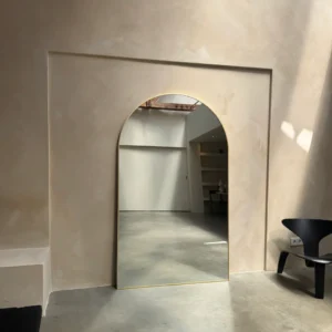 MIROIR MEGA GROTE MOON | 200 cm x 120 cm Or