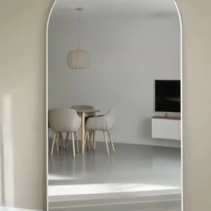 Maj Boogspiegel 215×110 cm – Mat Wit