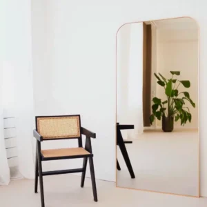 Jesper Spiegel afgeronde hoek 180x90cm – Zacht Goud