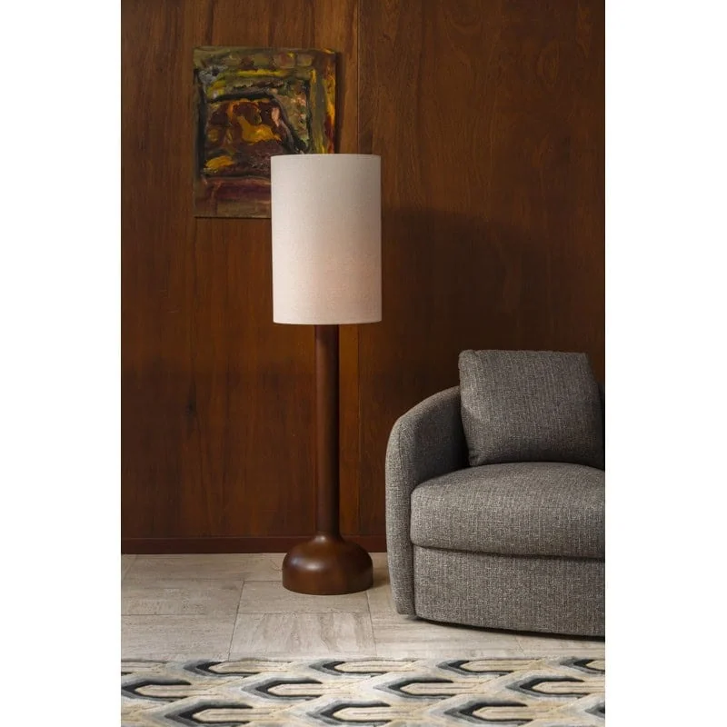 Jones 1-lichts Vloerlamp Bruin